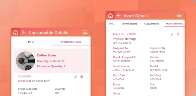 Inventory Flow and Maintenance Reports