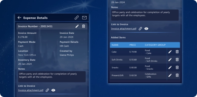 Informative Expense Details