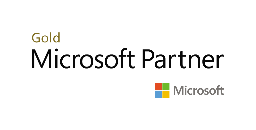 Gold Partner Single line logo