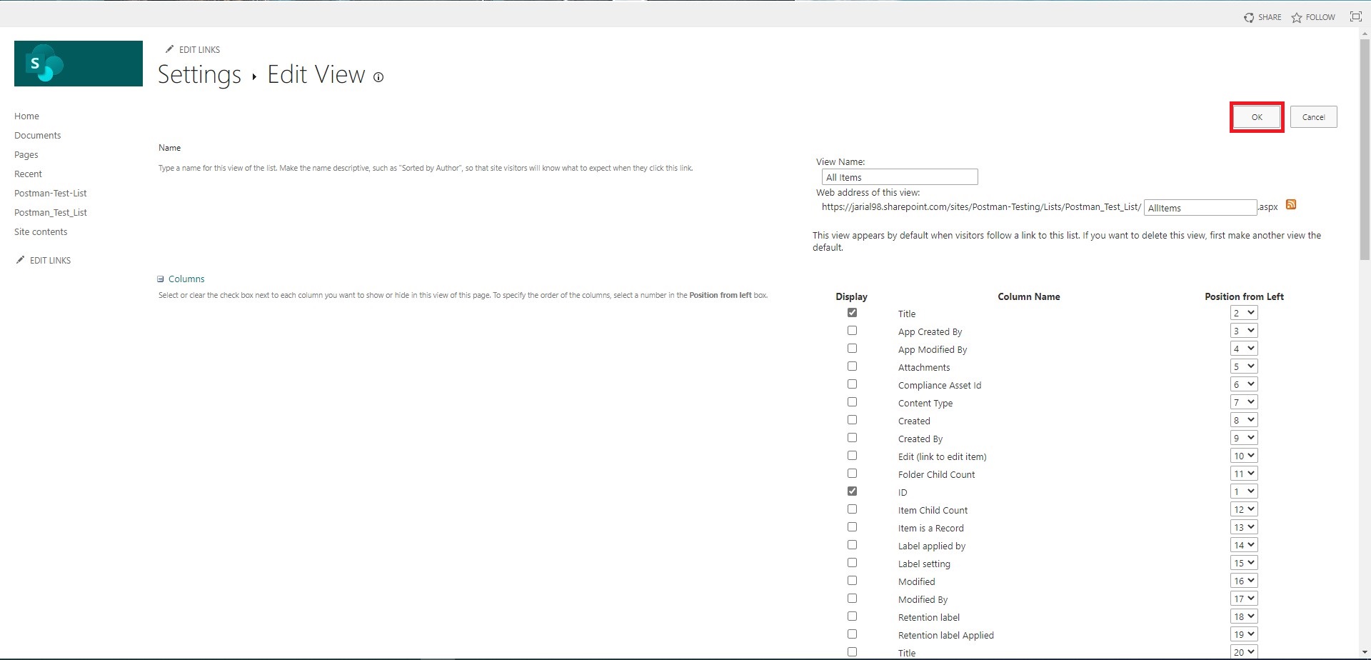 Change View Step 4
