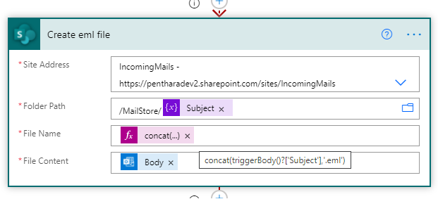 create email action flow create email action flow