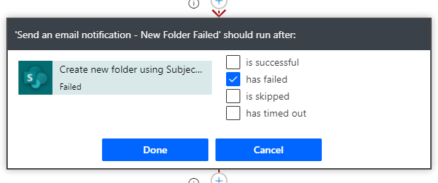 run after action failed flow run after action failed flow