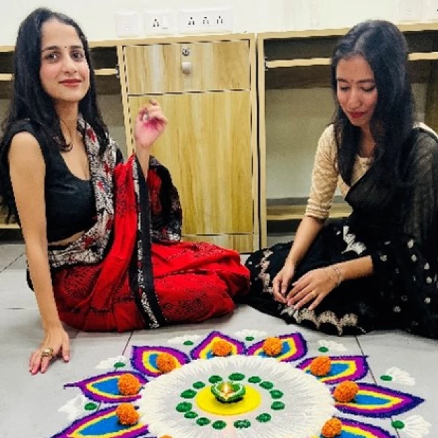 Rangoli decoration