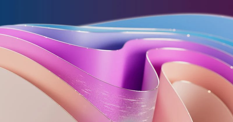 colorful waves BG