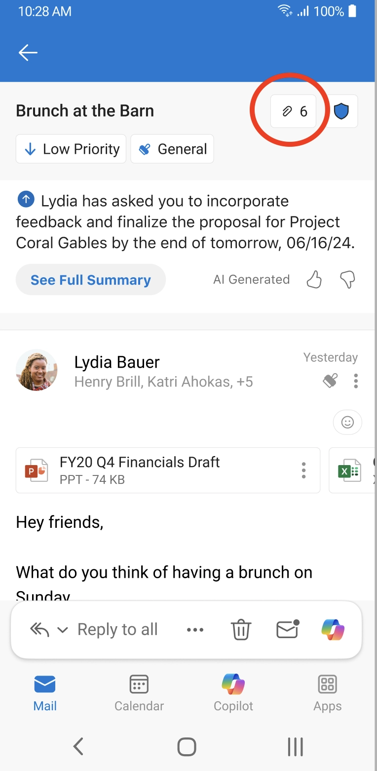 New “Browse Files” button in conversation view