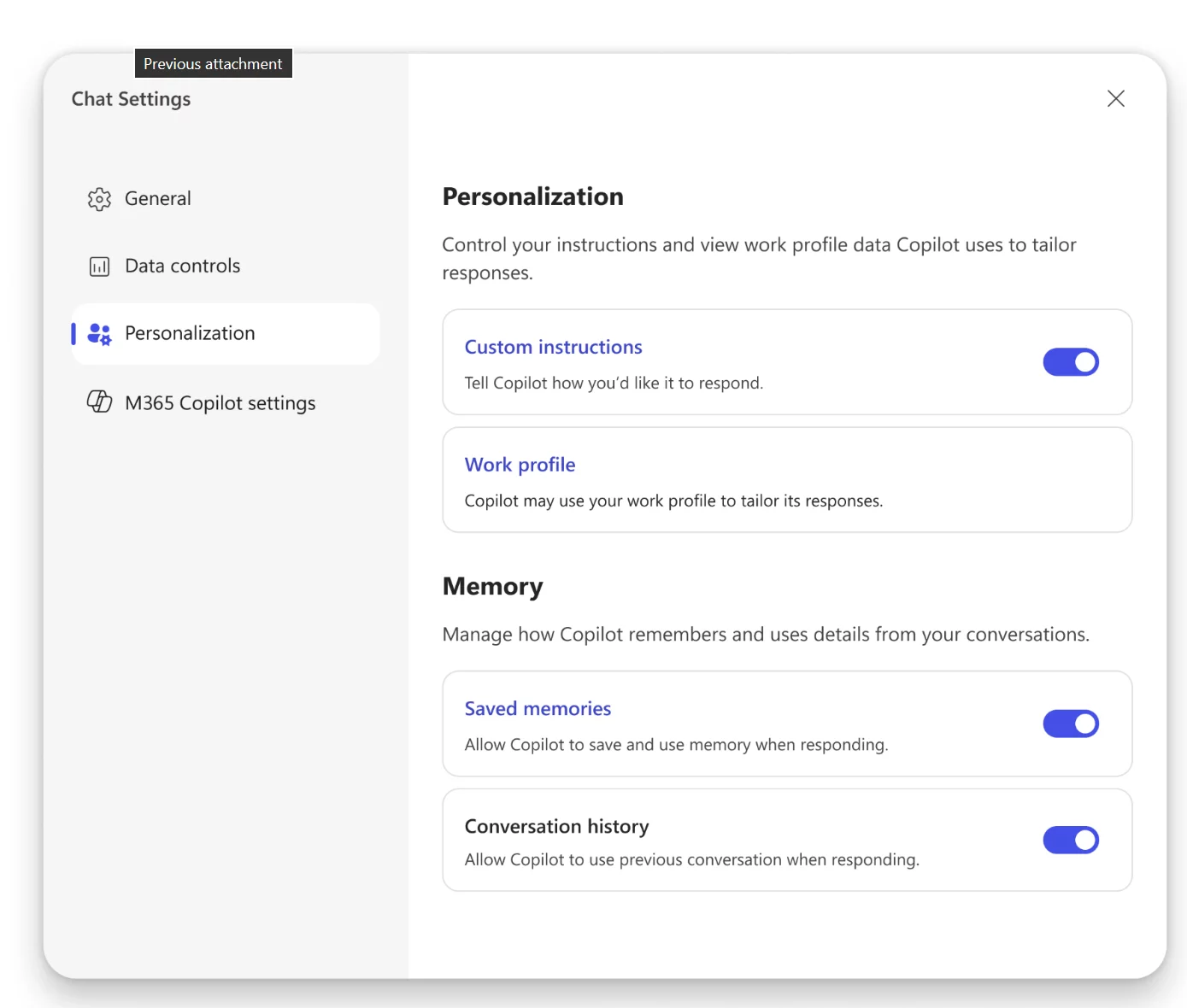Microsoft 365 Copilot | Memory Enhancements for Personalization