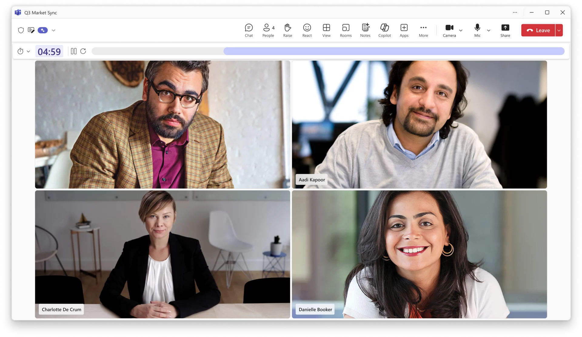 Meetings - Countdown timer for Teams Meetings