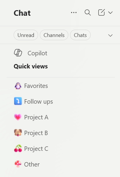 Emojis will appear in the left navigation pane, providing visual anchors for sections