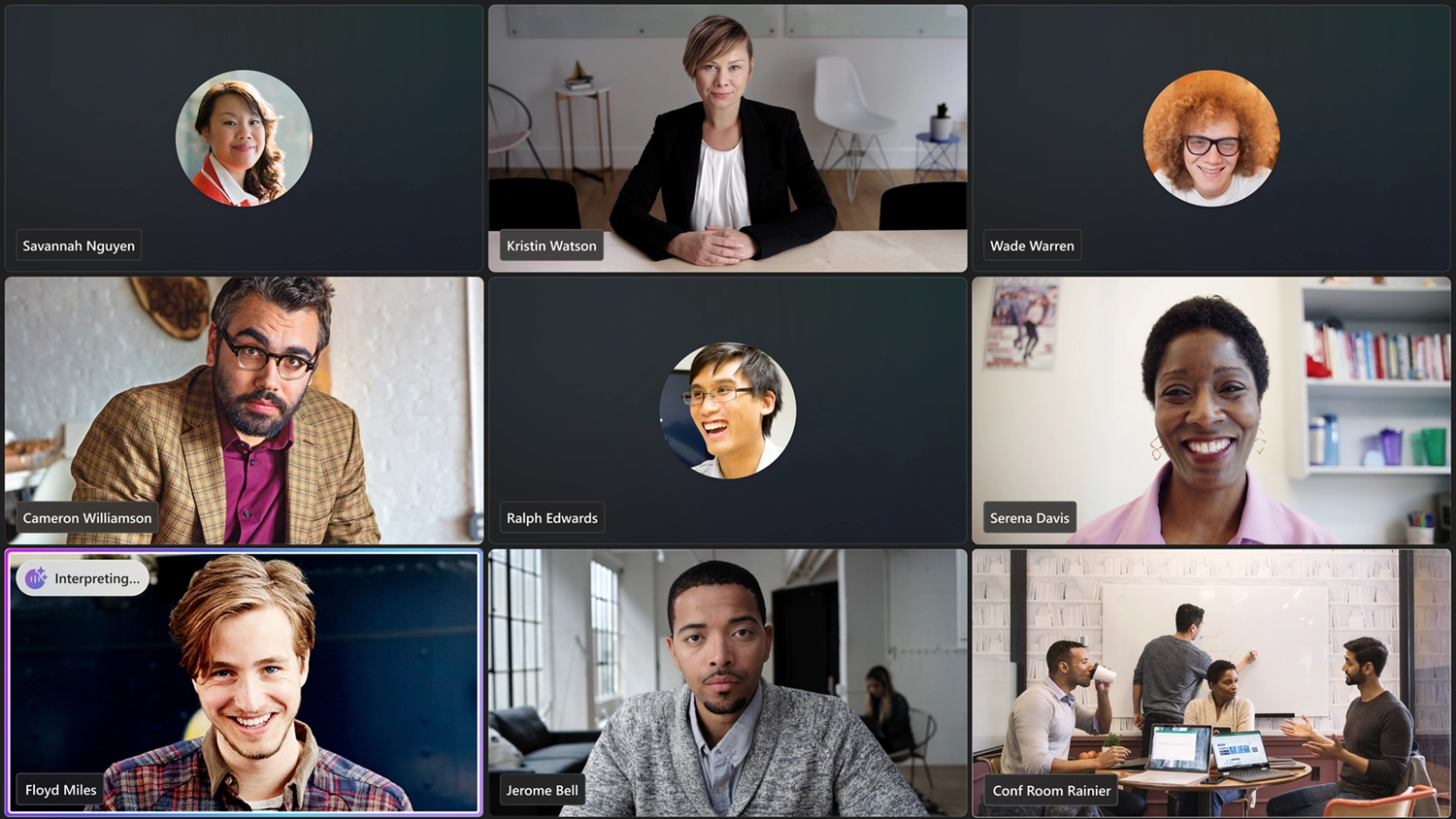 Screenshot 2: Front of room display