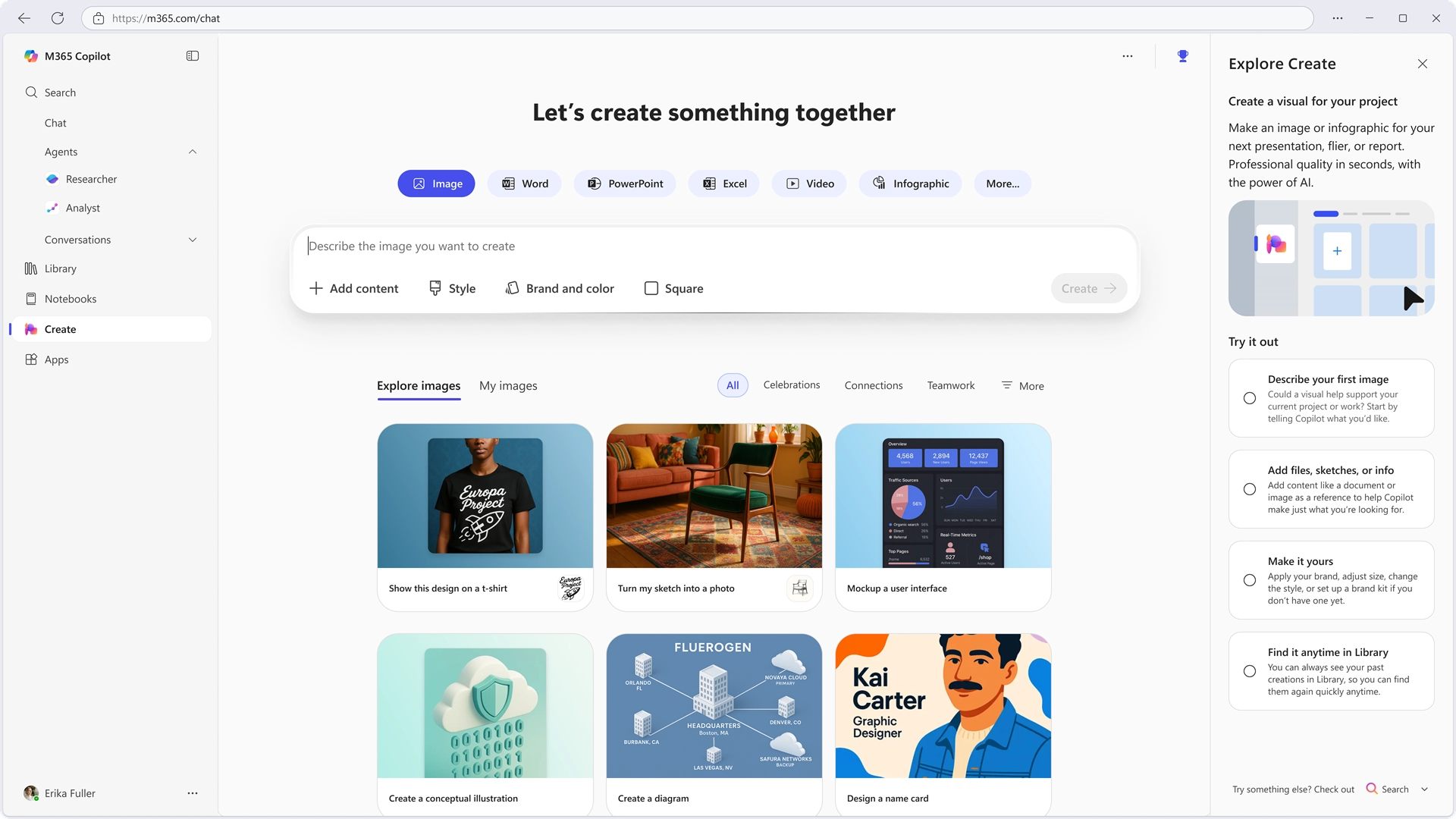 Microsoft 365 Copilot: New Explore Pane for guided learning