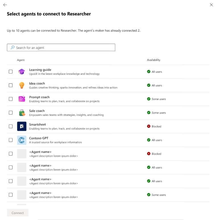 Screenshot 2 - A second view of early draft UI (experience subject to change closer to rollout)