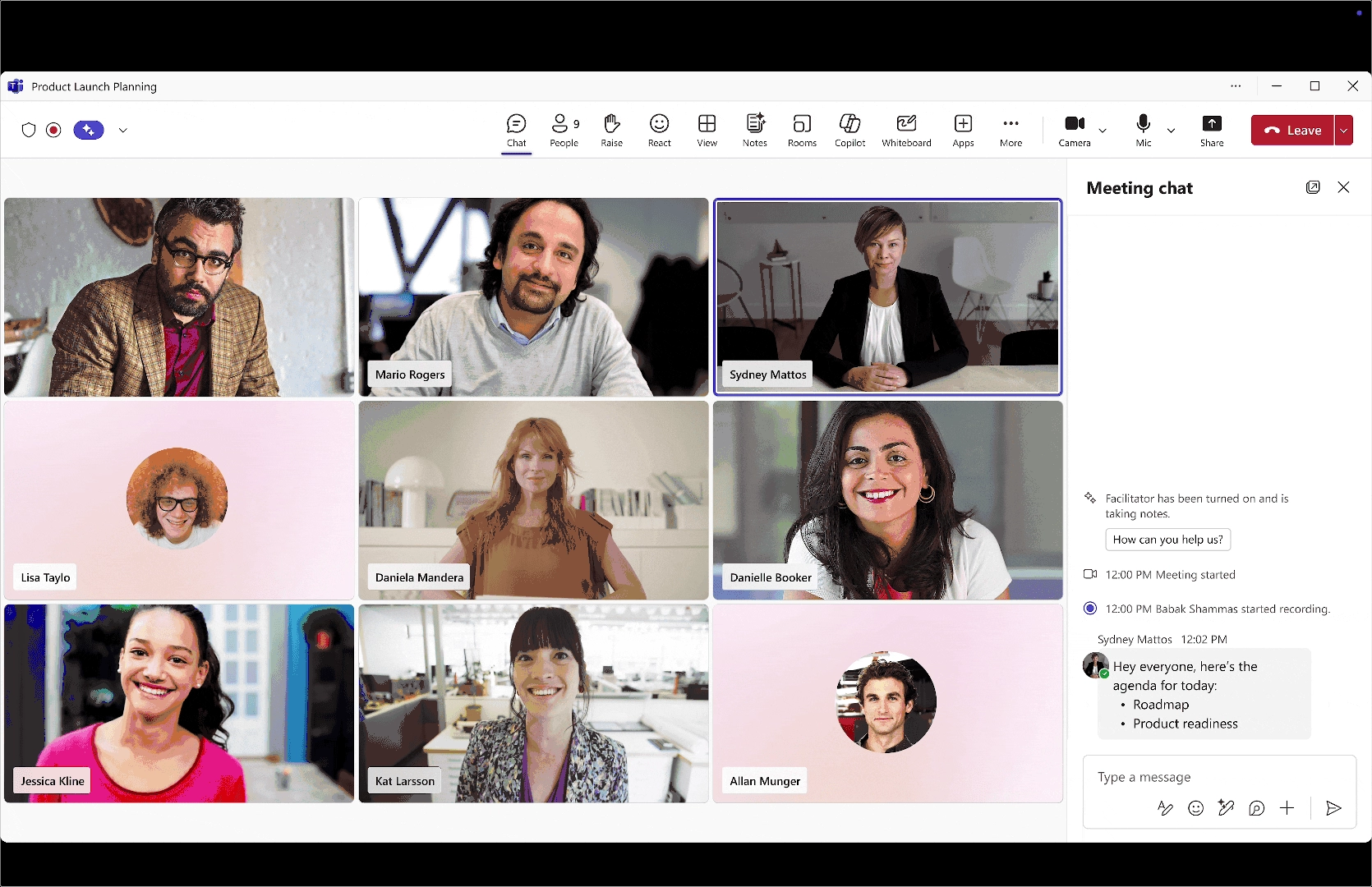 Facilitator agent end-to-end 